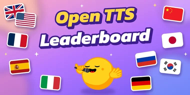 Hugging Face launches Open TTS Leaderboard for open-source speech models