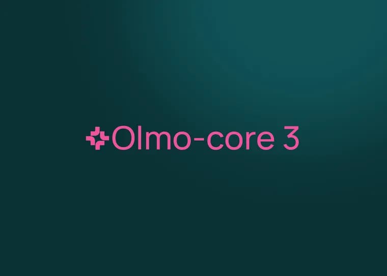 Olmo-core 3 released: open MoE training stack benchmarked past 1 trillion parameters