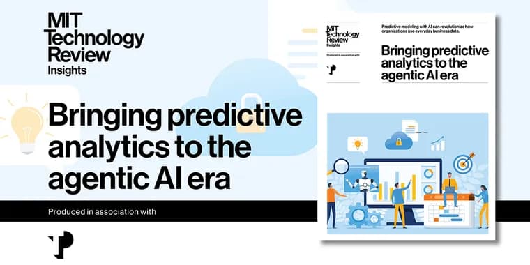 MIT Technology Review sponsored piece says enterprise AI is moving from prediction to autonomous decisions