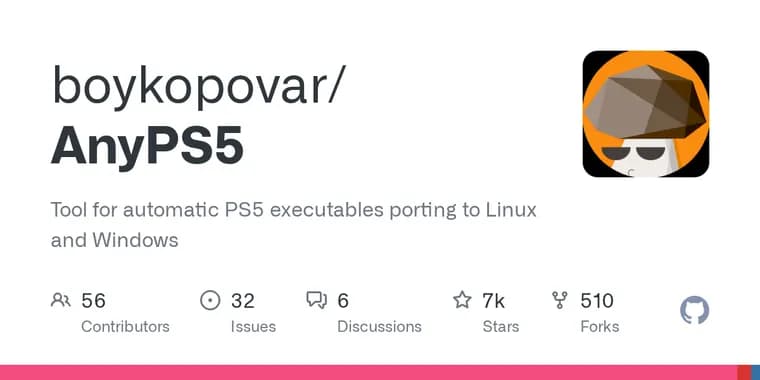 AnyPS5 ports PS5 executables to Linux and Windows without emulation