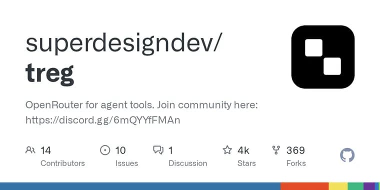 Superdesign's treg gives agents one token for thousands of API tools