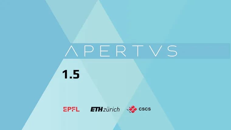 Apertus 1.5 adds image and audio input, thinking mode, 262k context