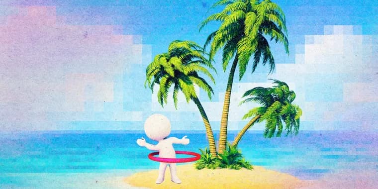 Claude Opus 4.7 agents left alone on a virtual island invent games