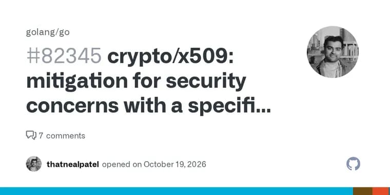 Go blocks eight eMudhra intermediate certificates in crypto/x509