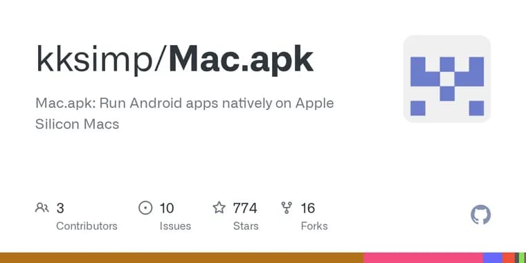 Mac.apk runs Android apps natively on Apple Silicon Macs, in alpha