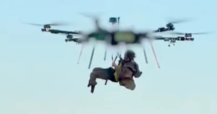 Ukrainian brigade claims world's first drone evacuation of a wounded soldier