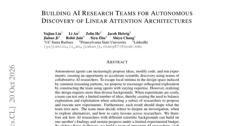Paper: team of AI researchers finds linear attention design that beats GDN2 at 1.3B