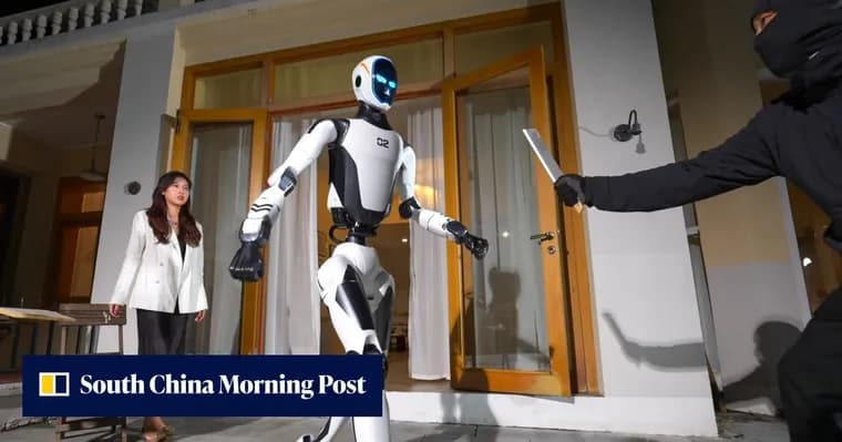 Unitree shows H2-X 'guardian' robot disarming an attacker in promo video
