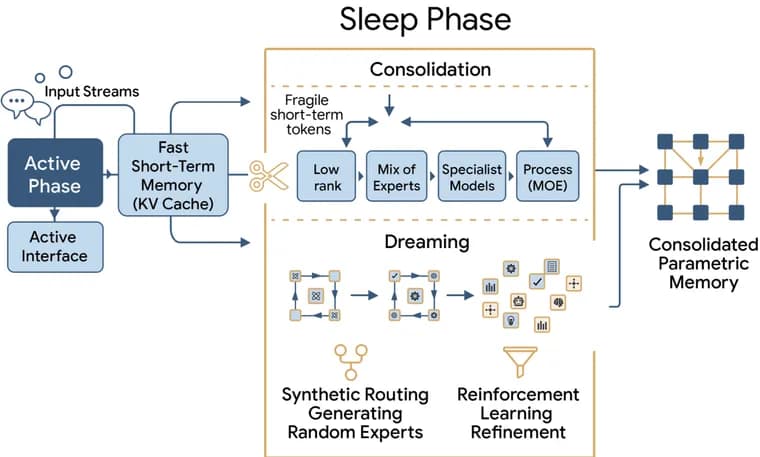 Google Research proposes a sleep phase for LLMs to retain new knowledge