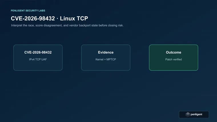 Linux kernel CVE-2026-98432: TCP use-after-free rated 9.8 upstream, 5.9 by Red Hat
