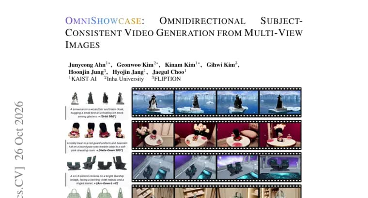OmniShowcase generates subject-consistent video from multi-view reference images